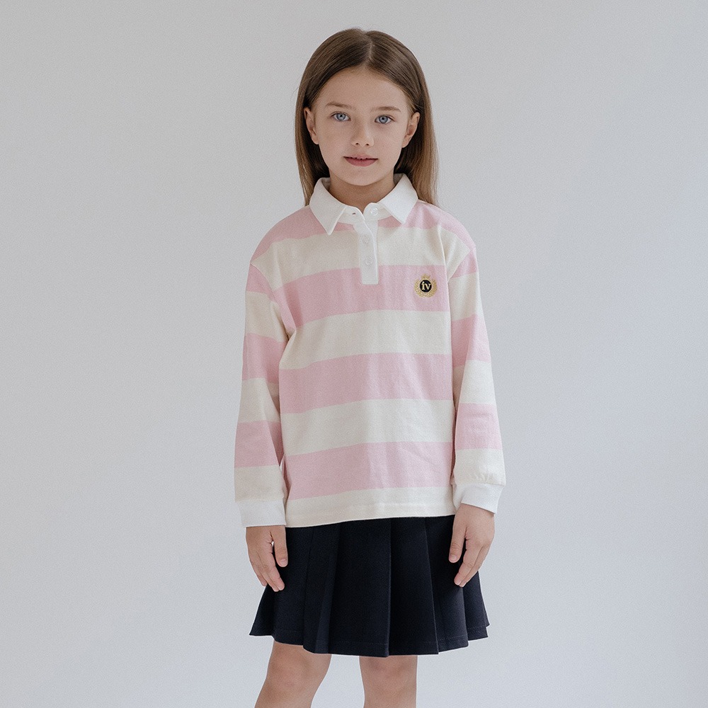 [KIDS] Genius Rugby sweatshirt_pink