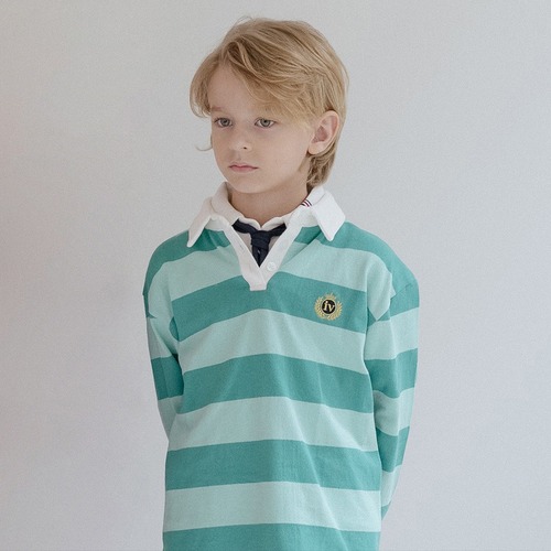 [KIDS] Genius Rugby sweatshirt_mint